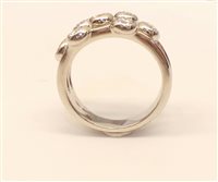 Ringe MONILE Dame in Platin Diamante 0.82 Ct AN3013P-15 - AN3013P-15